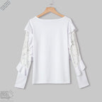 Blusa Feminina Babados Floral
